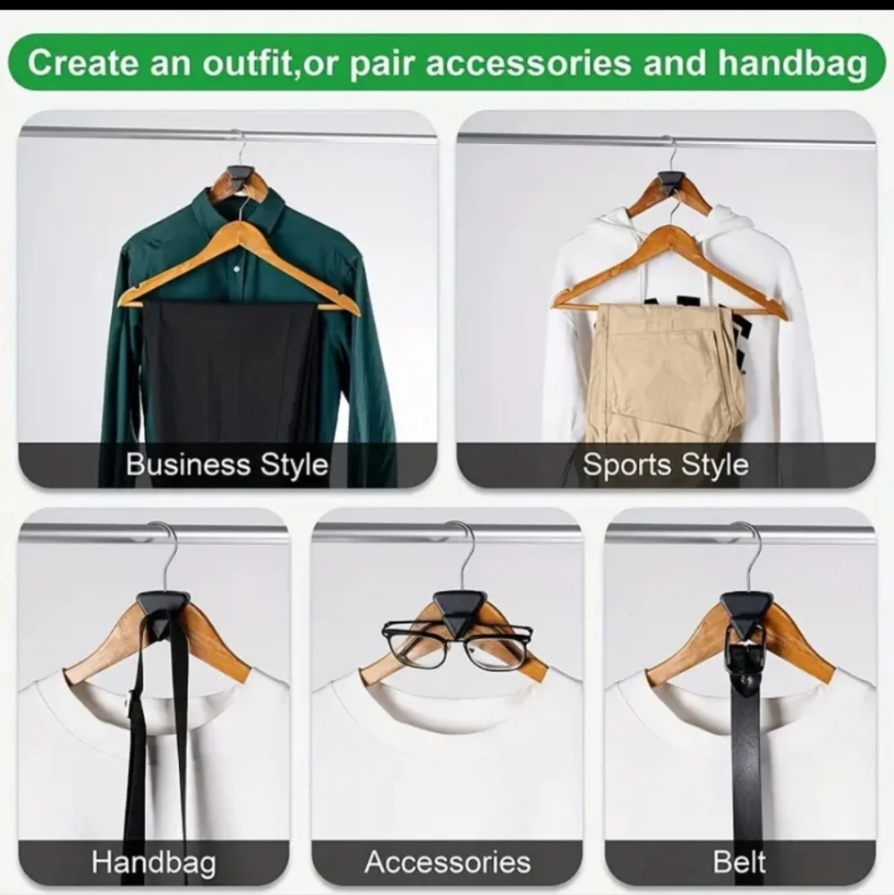 : 36 New Space saver Triangles Hanger Hooks Closet clothes Organizer